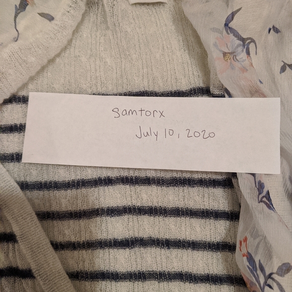 Ermanno Scervino White and Blue Cardigan - Picture 4 of 4